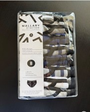 Mallary by Matthew Boys Briefs Size M 6  8 8 Pack 100 Cotton NEW