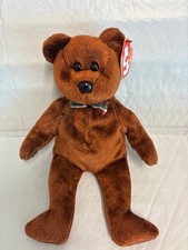 Ty Beanie Baby💜Dad The Bear No Letters 8.5" Plush NEW MWMT's