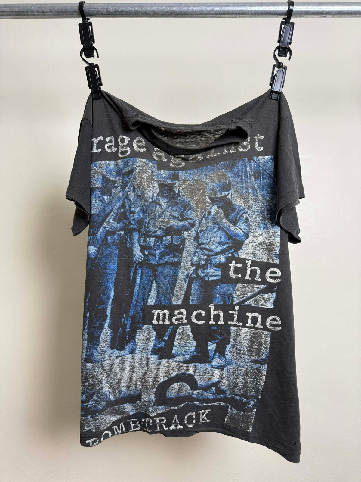 1993 Rage Against The Machine ‘Bombtrack’ Bootleg AOP Vintage T-Shirt Reprint