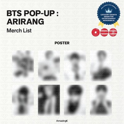 ON HAND] BTS POP UP STORE : ARIRANG Official MD V JIMIN JUNGKOOK