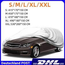 1stk Vollgarage S-XXL Outdoor Silber Wasserfest Autogarage Schutzhülle