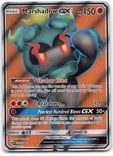 Marshadow GX 137/147 Ultra Rare Burning Shadows Pokemon Holo on eBay