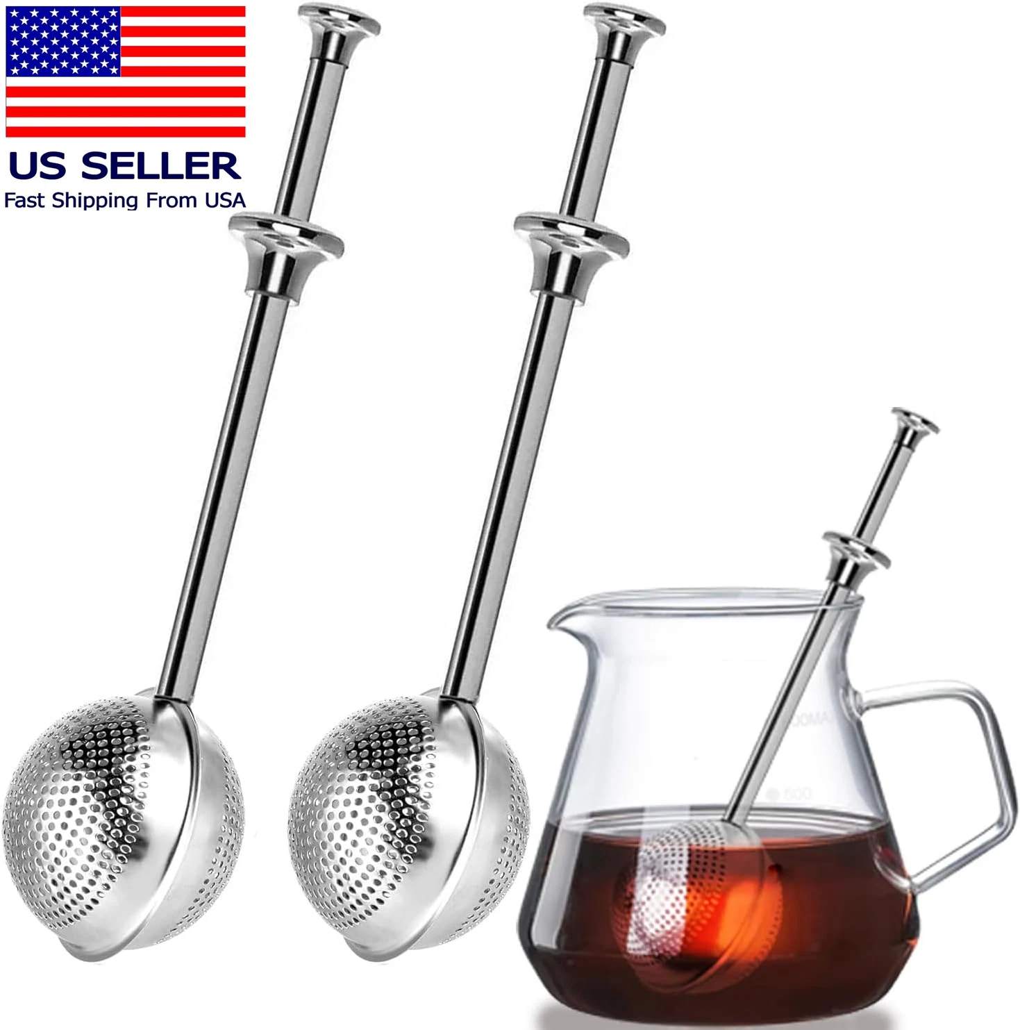 2Pack Tea Ball, Tea Infuser for Loose Leaf Tea, Tea Strainers for Loose Tea, Sta
Opens in a new wind