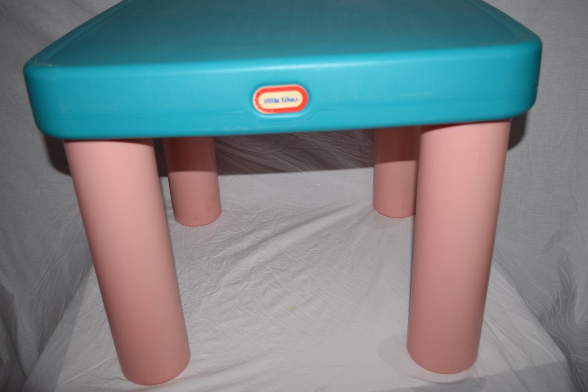 Little Tikes Tykes Vintage Table Chairs Drawer Kids GUC Unique