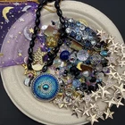Lot Of Space Celestial Theme Craft Jewelry Charms Findings Stars Sun Moon 10