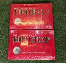 New Spalding Top-Flite XL Golf Balls 2 Sealed Boxes Of 15 High Trajectory