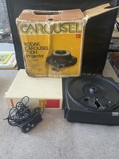 Kodak 750H Carousel Slide Projector -Remote, Tray, Original Box, Parts Only