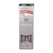 Max Factor Everlites Lipfinity Lipstick #70 Cherished Aimee Paint + Top Coat NOS