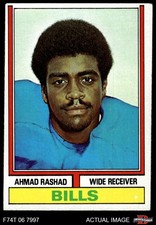 1974 Topps #105 Ahmad Rashad Bills RC Oregon 4 - VG/EX