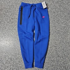 Nike Men Sportswear Tech Fleece Pants Joggers Neapolitan Pink Blue S FZ4710-480