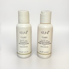 Keune Care Satin Oil Shampoo Conditioner Travel Set