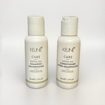 Keune Care Satin Oil Shampoo & Conditioner Travel Set