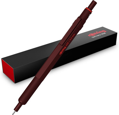 600 Full-Metal Body 0.7Mm Mechanical Pencil, Black, for Precise Ruler-Based Draw