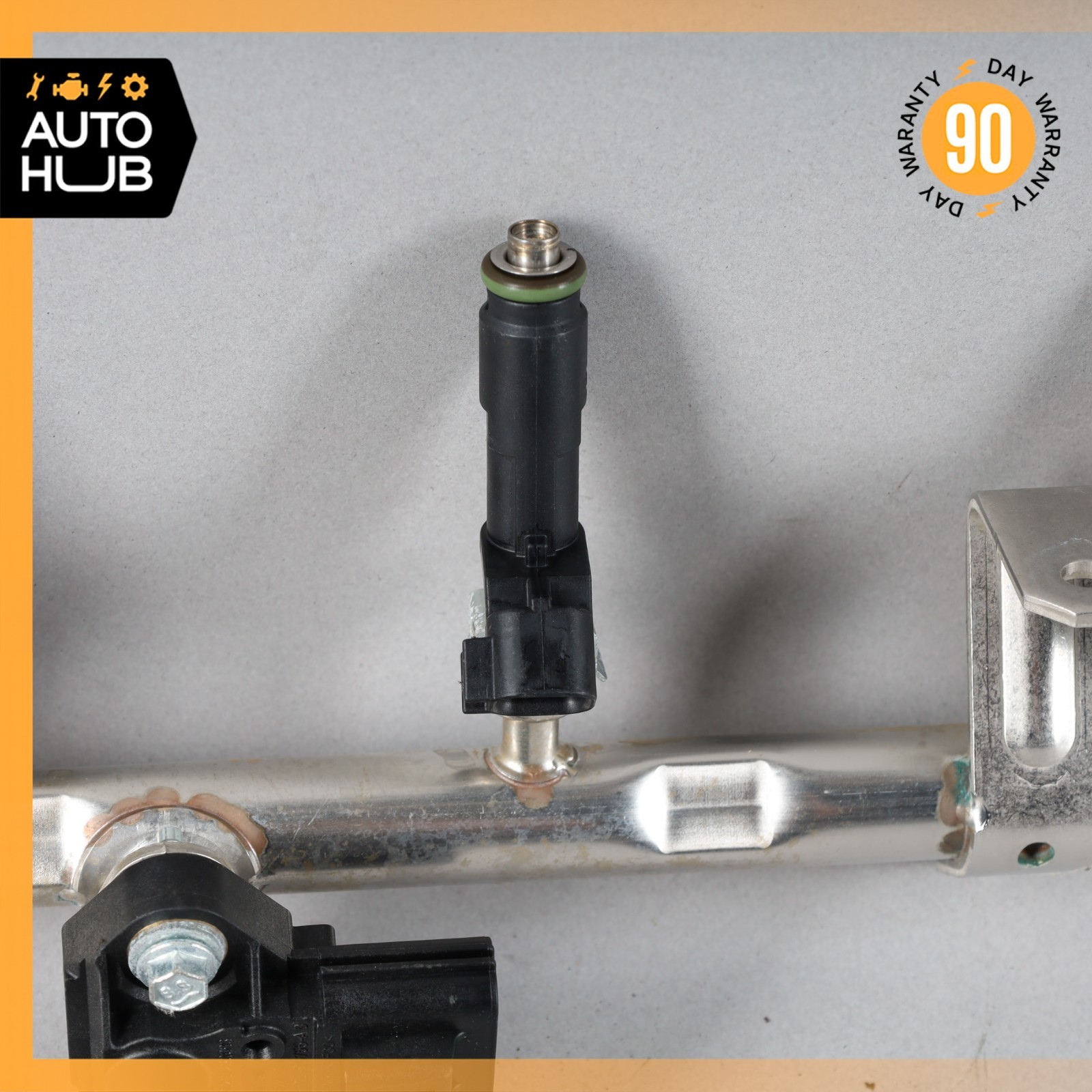 10-17 Aston Martin DB9 Rapide Left Side Fuel Injector Rail w/Injectors OEM