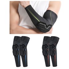 1 Pair Arm Sleeve Sports Basketball Cycling Anti Collision Elbow Protection