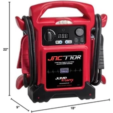 Clore Automotive Jump-N-Carry JNC770R 1700 Peak Amp Premium 12 Volt Jump Starter