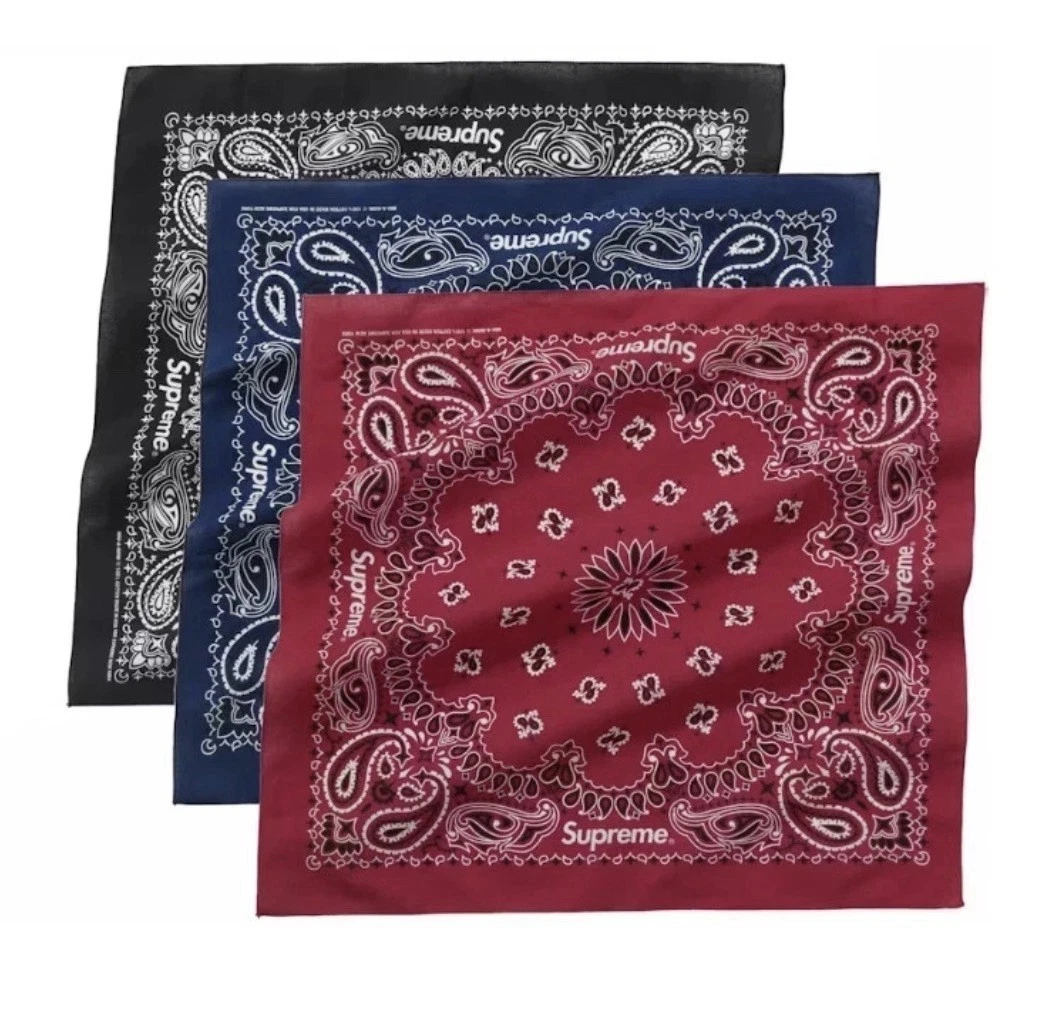 Supreme Bandana Scarves for Men for sale - eBay