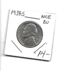 1938-S JEFFERSON NICKEL  NICE BU