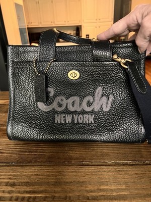Leather Coach Tote