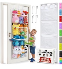 Over Door Organizer Stuffed Animal Storage Toy Hammock Net Large Bag Behind Door