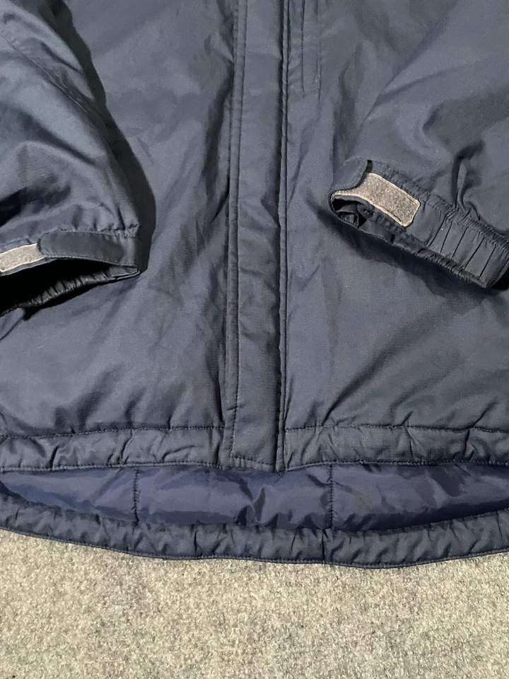 Fresno State Bulldogs 夹克男式中号海军蓝 NCAA 长曲棍球耐克连帽 — 第 2/4 张图片