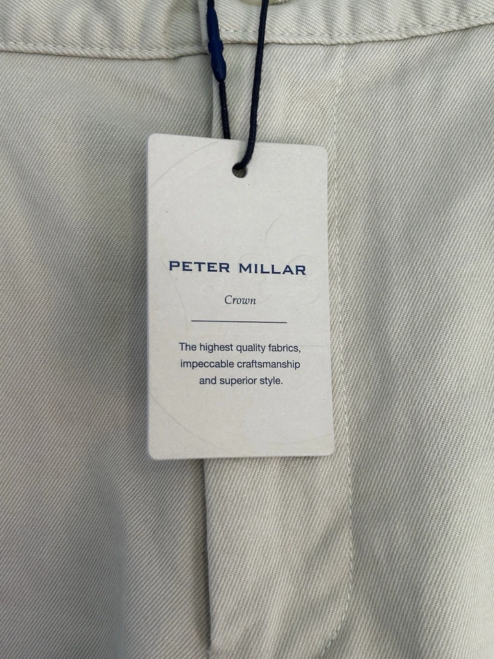 Pantalones Cortos Peter Millar Crown Beige Tostado Para Hombre Talla 34 Nuevos con Etiquetas Foto 4 de 4