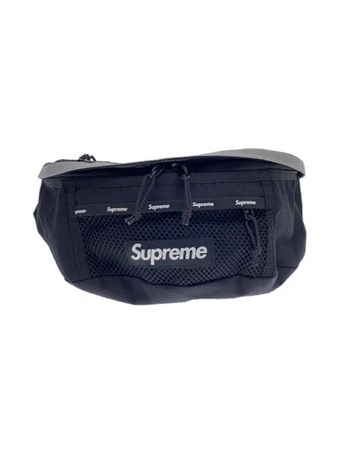 Sac taille suprême 24AW nylon noir logo corps maille occasion