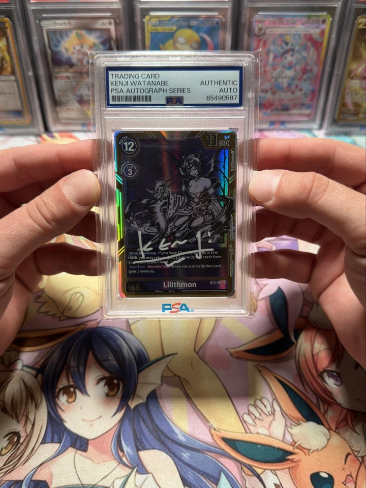 Digimon - Kenji Watanabe PSA Autograph Series Signed Lilithmon BT3-091 SR - Image 4 of 4