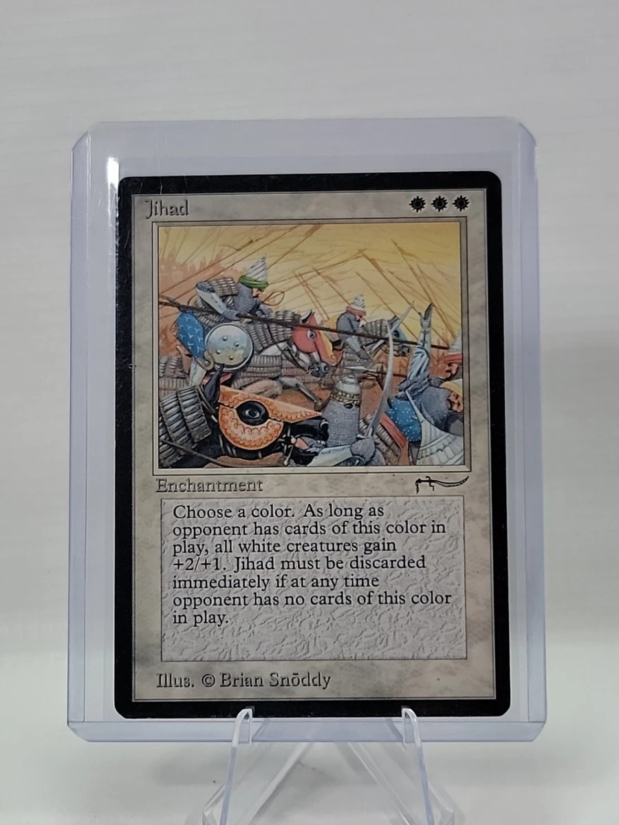 Jihad アラビアンナイト MTG 184: 1993 Magic: The Gathering Jihad Arabian Nights Trading Card