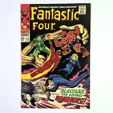 FANTASTIC FOUR #63 - 2ND BLASTAAR, SANDMAN SILVER AGE 1967 MARVEL COMICS 