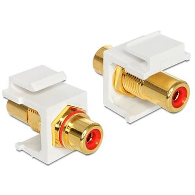 Delock Keystone Modul Cinch Buchse > Cinch Buchse verg # 86308