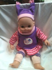 15  Baby Doll Brown Eyes Soft Cloth Body Vinyl Head Feet Hands