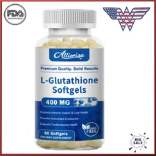 60Caps Glutathione Skin Health Pills Natural Anti Aging Supplement for Beauty