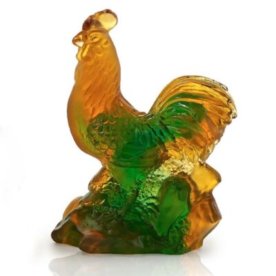 その他 Daum Crystal Gold Rooster 02692 Buy DAUM CRYSTAL CHINESE HOROSCOPE ROOSTER FIGURINE #02693 BRAND