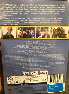 Degrassi High - The Next Generation Season 1 region 4 DVD (2 discs