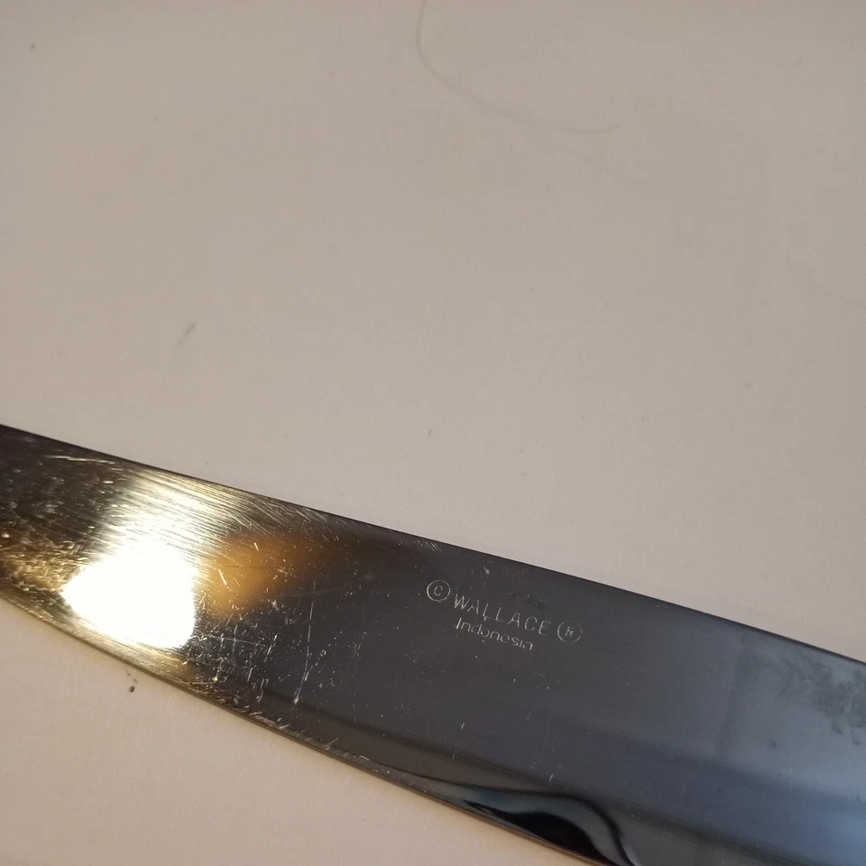 Wallace Zenith Frost Juego de 4 cuchillos de cena cuchillo de cubiertos de acero inoxidable en muy buen estado  Foto 4 de 4