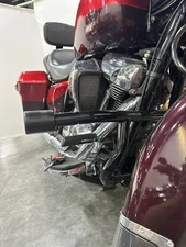 MOFUN Highway Engine Guard Flat Out Front Crash Bar For Harley 2014-2024 Touring