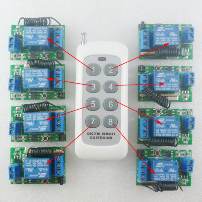 DC5V 433MHz RF Wireless Remote On/off Switch + Delay Time Timer Controller Link