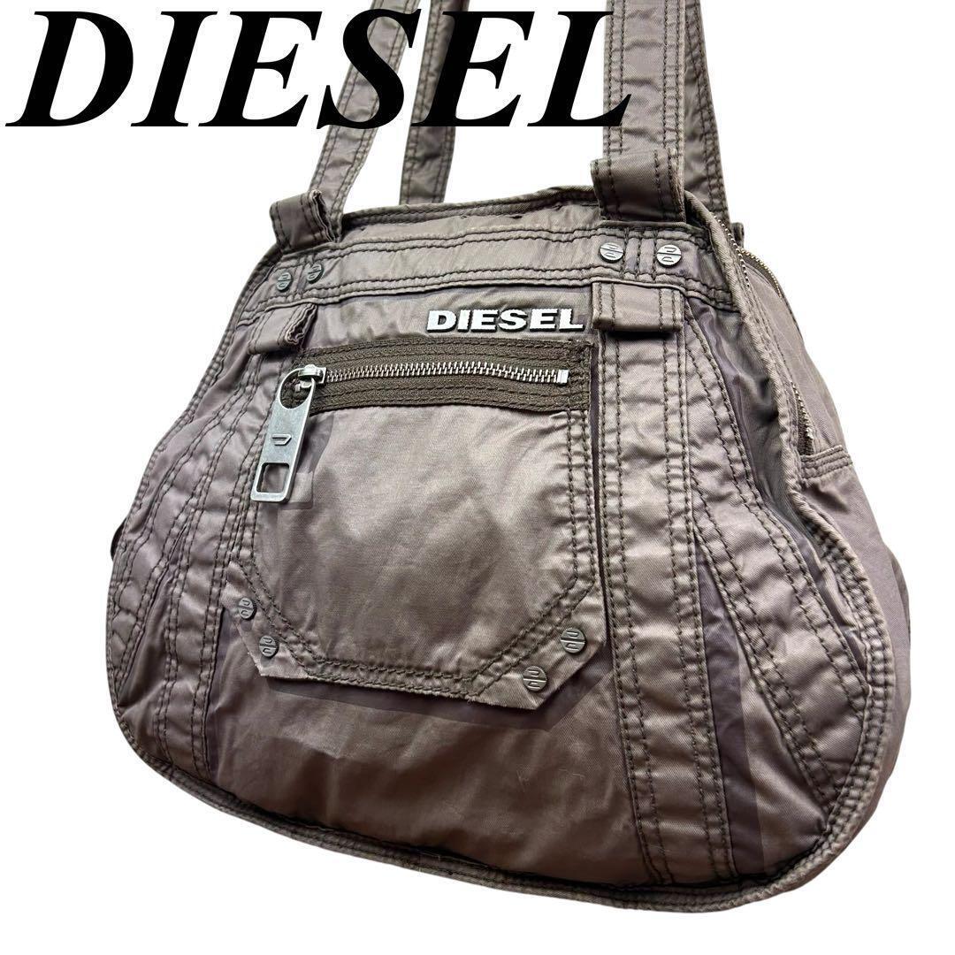 archive】00s y2k grunge leather hand bag(DIESEL Vintage archive】00s y2k grunge leather hand bag(DIESEL Vintage