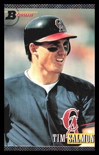 1993 Bowman Tim Salmon #341 California Angels 4G