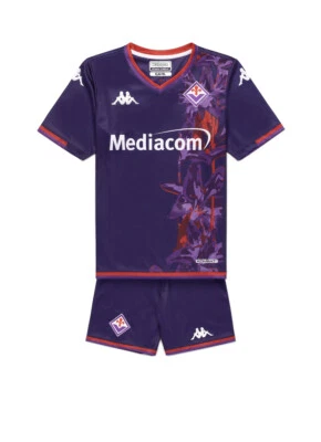 completo terza maglia bambino maglia + pantaloncino ACF FIORENTINA KAPPA 2023