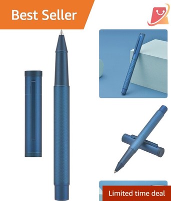 Rollerball Pen Metal 138mm Refillable Smooth Writing Gift Box Business Use