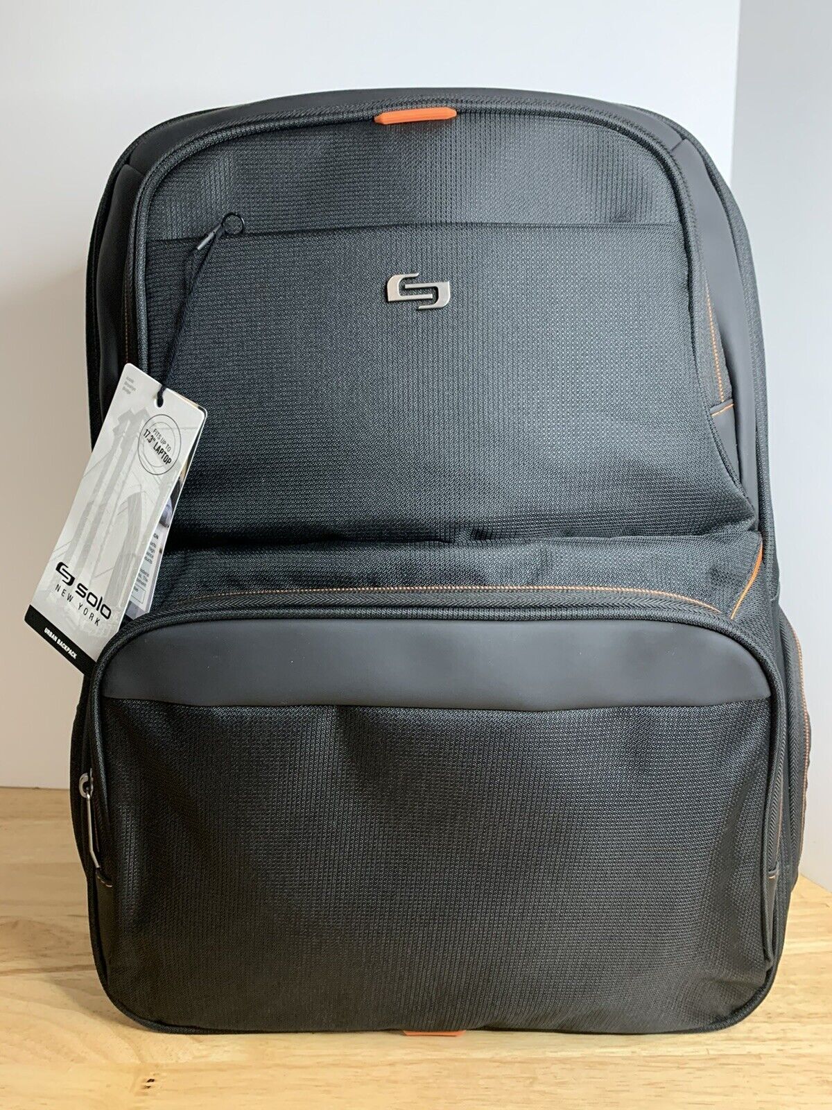 Solo New York Everyday Urban Universal Laptop Backpack (UBN701) Black NWT 