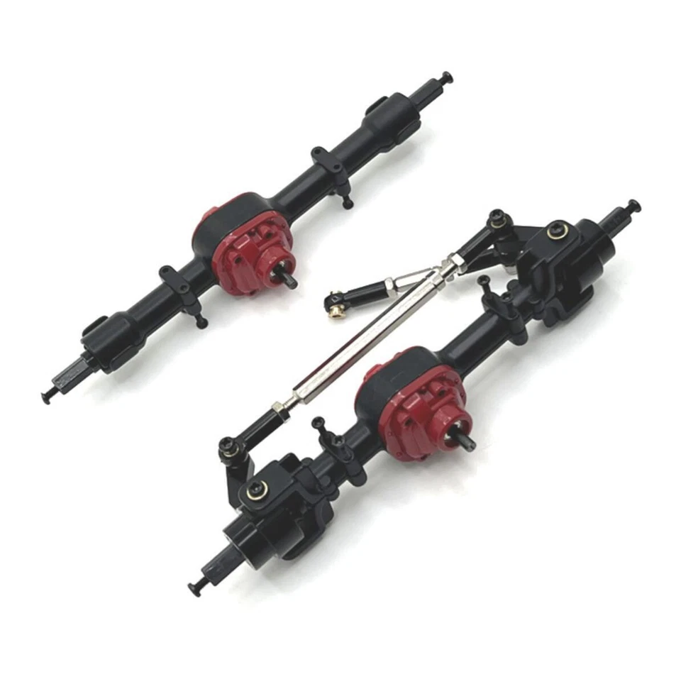 Metal Front rear axle assembly For 1/12 Scale MN82 LC79 MN78 rc car Upgrade part - Image 4 of 4