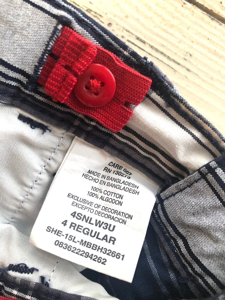 Wrangler Jeans Co. Plaid Cargo Shorts in Size 4 Regular - Black  & White Plaid - Изображение 3 из 4