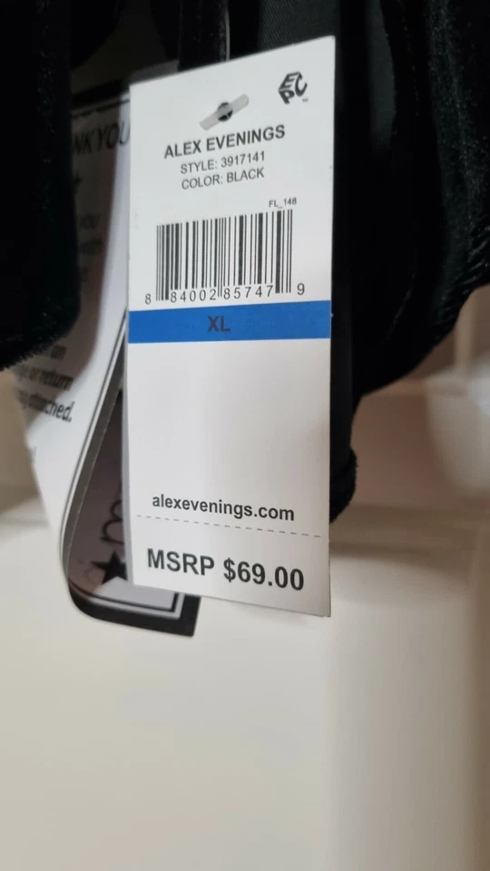 Alex Evenings - Black Velvet Crop Jacket - Size XL - RRP £50 - Image 3 of 4