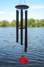 Woodstock Encore Wind Chimes of Earth (Black)