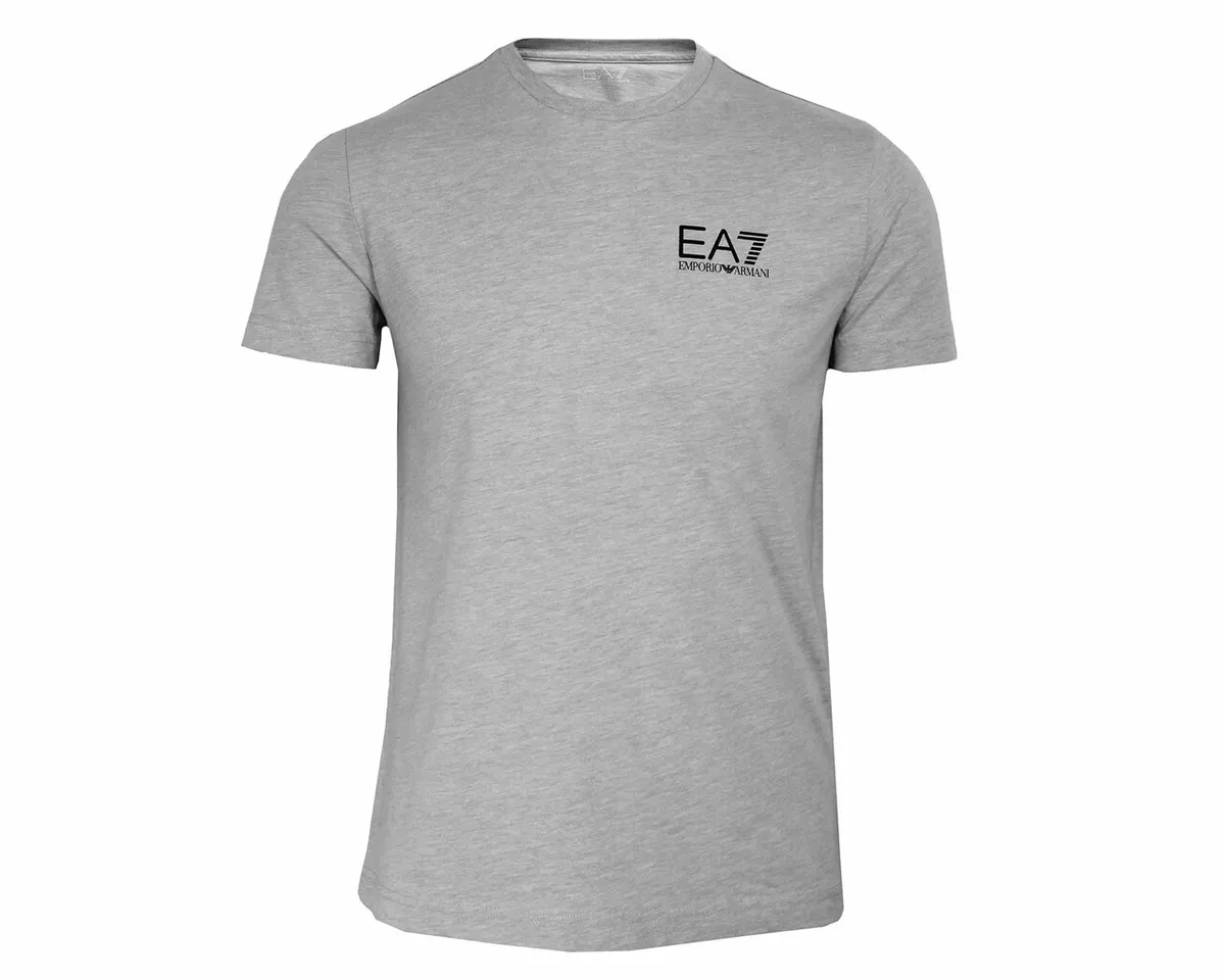 Emporio Armani 8NPT51 PJM9Z EA7 Men s Crew Neck T Shirt Grey Top