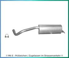 Endschalldämpfer für Seat Ibiza IV 1.4, 1.6 LPG ab Bj.09 Auspuff Endtopf Schelle
