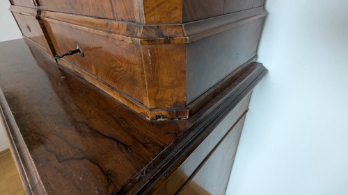 Buffetschrank Aufsatzschrank Vitrinenschrank Schrank antik mit Gebrauchsspuren - Bild 13 von 20